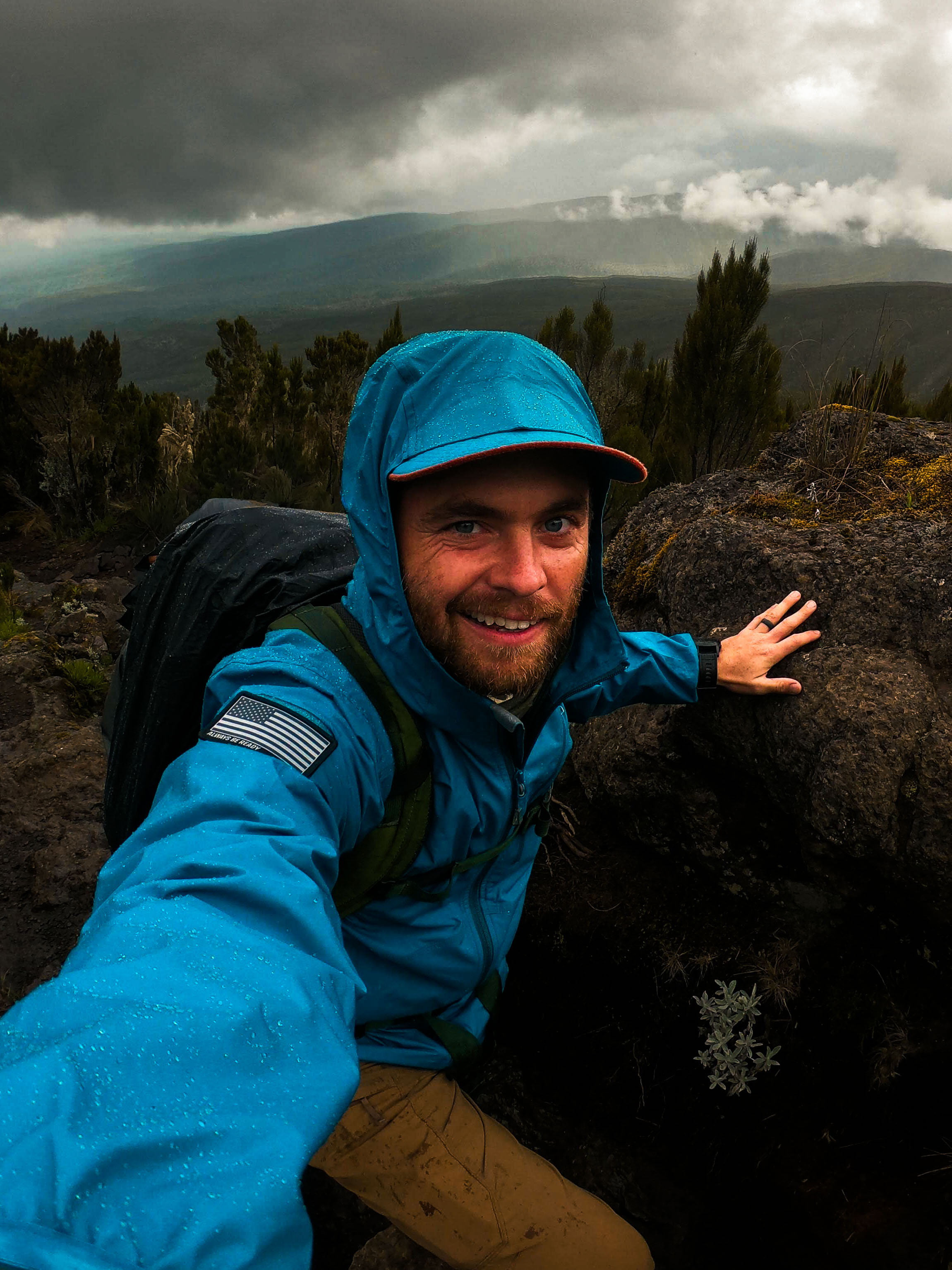 Nik in the field on an expedition